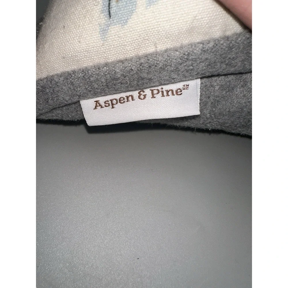 Aspen & Pine Ski Postcard Lumbar Pillow Cabin Lodge Winter Decor
